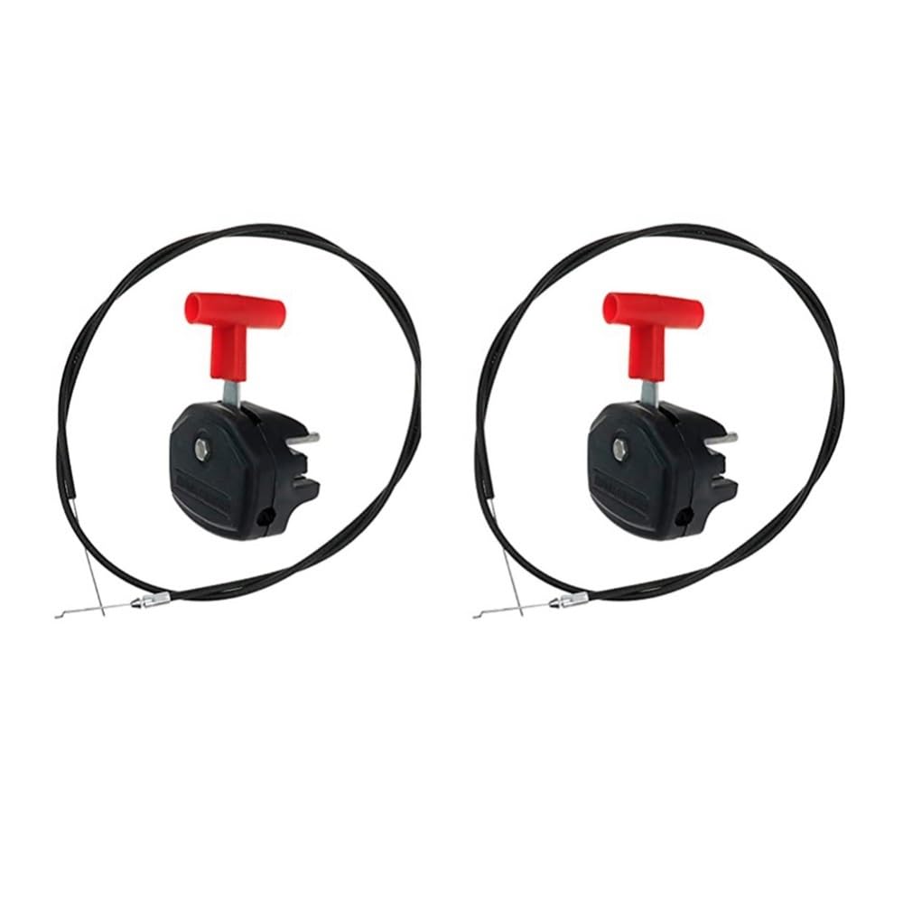 Cable de Control de Acelerador for cortacésped de 60 Inc, Mango de Interruptor for cortacésped eléctrico de Gasolina, Herramientas eléctricas de jardín(2PCS)