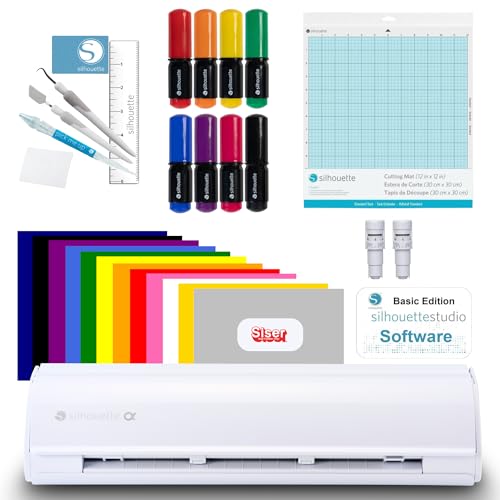 Silhouette Cameo 5 Alpha | 12 Inch Vinyl Cutting Machine | Heat...