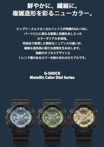[カシオ] 腕時計 ジーショック 【国内正規品】 Metallic Color Dial Series GA-110CD-1A9JF メンズ ブラック 商品画像3