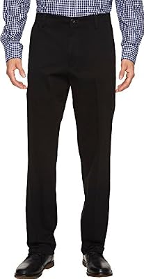Dockers Men's Classic Fit Easy Khaki Pants (Regular and Big & Tall), Black, 36W x 30L