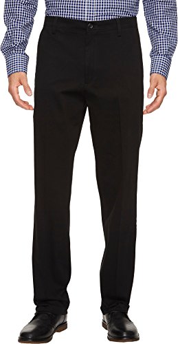 Dockers Men's Classic Fit Easy Khaki Pants (Regular and Big & Tall), Black, 32W x 32L