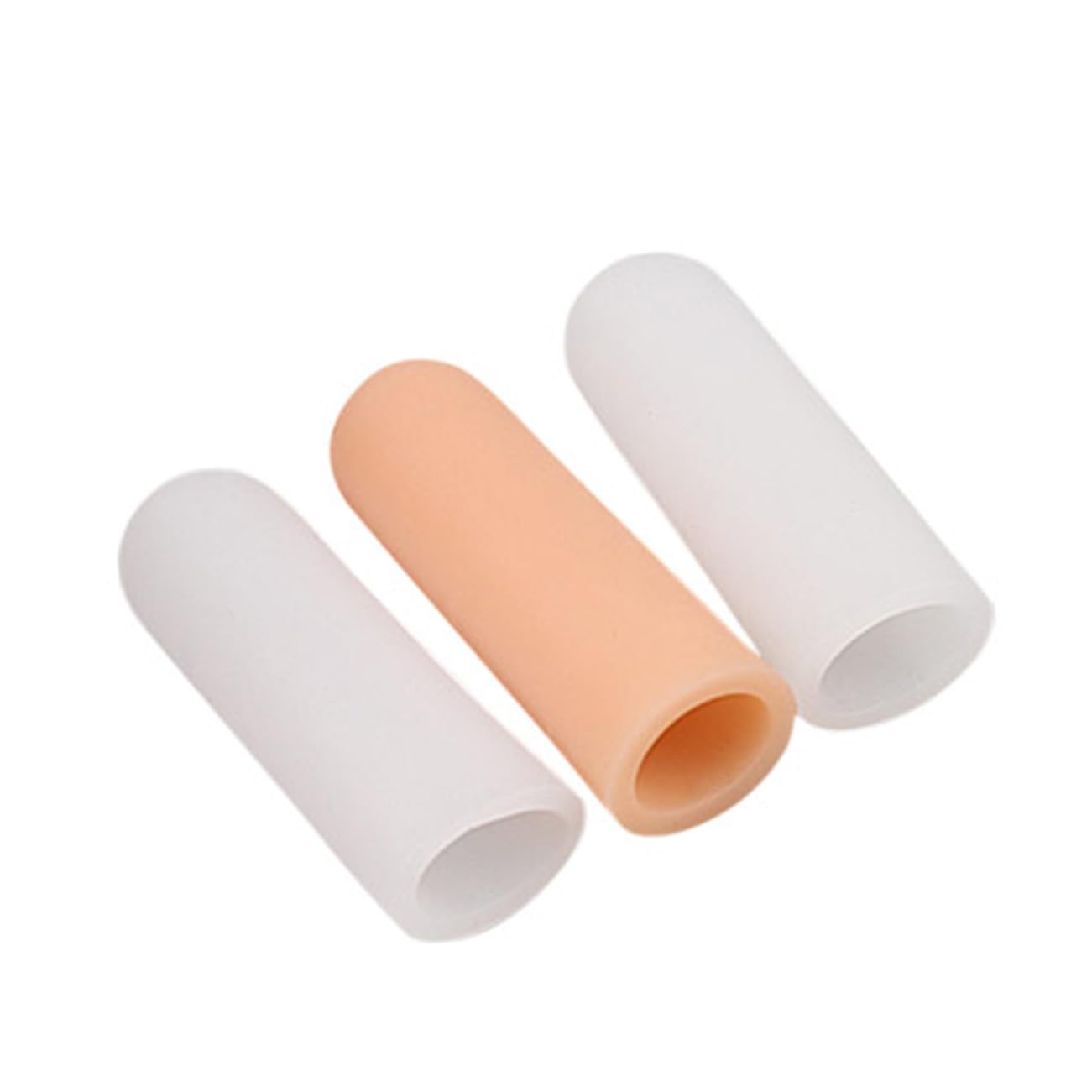 FOMIYES Finger Protectors 1 Pair Moisturizing Anti-Slip Durable Material for Men Women White Finger Sleeve