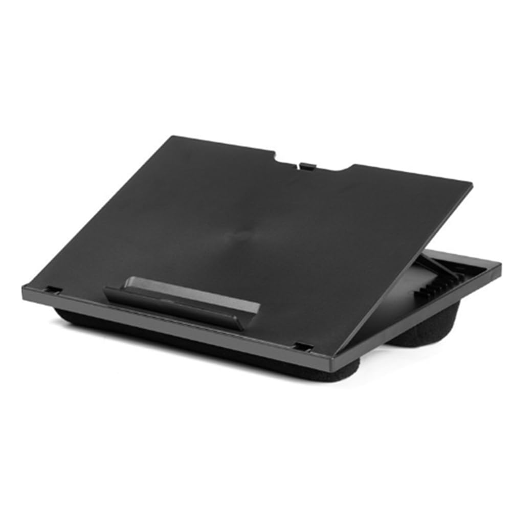 Table de travail sur genoux avec 8 angles et support ordinateur portable à double coussin