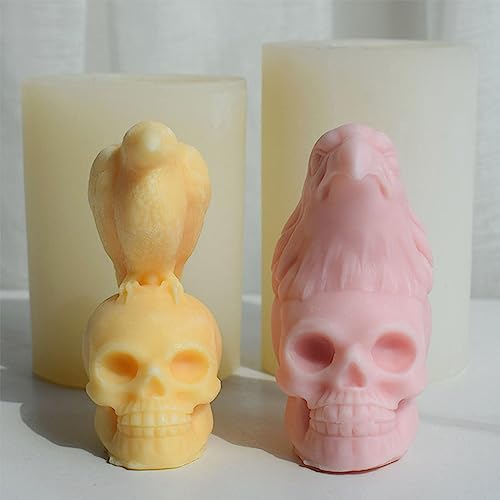 Stampo in silicone a tema Halloween 3D teschio di