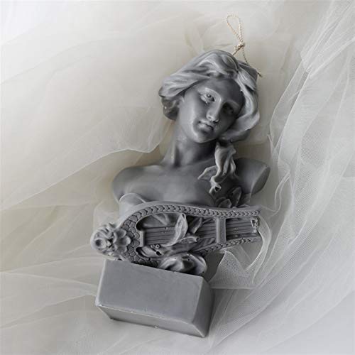 YZDKJ Kerzenform 3D 15cm Alte griechische Statue Silikonform Kunst Göttin Anzug – Bild 7
