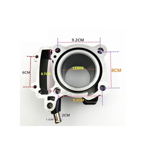 Cylindre piston 72mm 200NS segment moteur 200CC RS200 R200 - 2