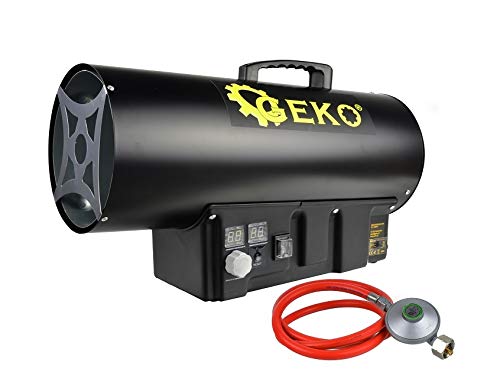 Geko G80412 Forced Air Heater with gas hose and regulator