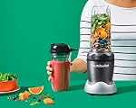 Nutri Bullet NB50100C Pro 1000 Single Serving Blender (1000W) 7 Piece Set, Dark Grey/Light Grey Skirt