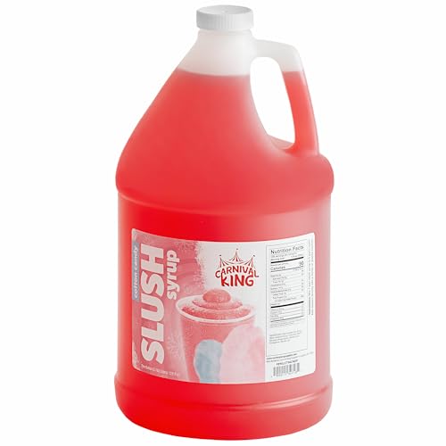 Carnival King 1 Gallon Slushy Syrup Cotton Candy Concentrated Drink Mix for Frozen Slushies, Smoothies & More