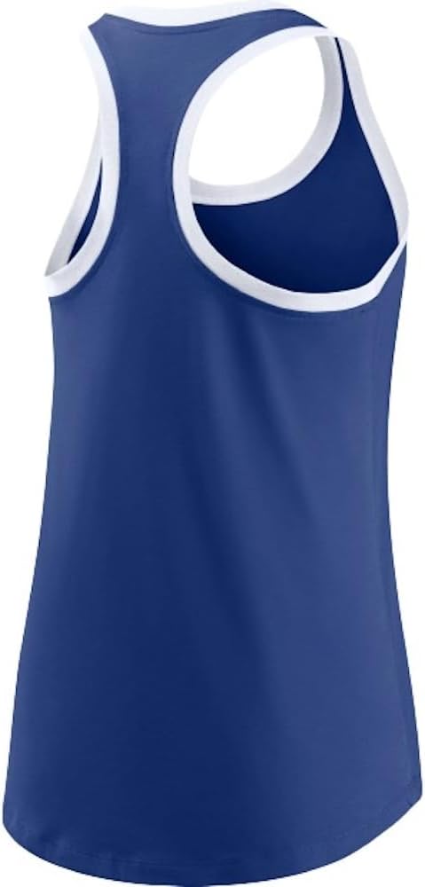 Nike Women's MLB Team Tank Top (US, Alpha, Large, Regular, Regular, Los Angeles Dodgers - Blue) - Image 2