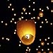 OSALADI 20PCS Fire Sky Lanterns Chinese Kongming Lantern Paper Sky Flying Wishing Lamp for Memorial Ceremonies Celebrations Weddings Graduation Oval Shaped White