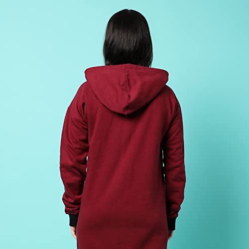 Image of PINACOLADA Women's Sweatshirt with Hoodie Regular Fit for Casual Wear | Cotton Blend Fabric | Hoodie Sweatshirt Crafted with Comfort Fit and High Performance for Everyday Wear