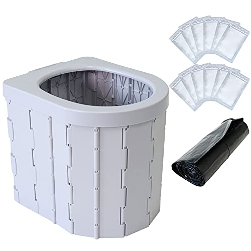 MRG 簡易トイレ ポータブルトイレ 仮設トイレ 排泄処理袋 凝固剤付き 耐荷重150kg 折りたたみ 便座一体型 車 災害用 キャンプ 非常用 アウトドア 車載 防災 グッズ 持ち運び