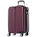 Produktbild FERGÉ Handgepäck-Koffer Hartschale Toulouse Bordgepäck Rollkoffer 55 cm Reisekoffer Kabinen-Trolley 4 Rollen rot