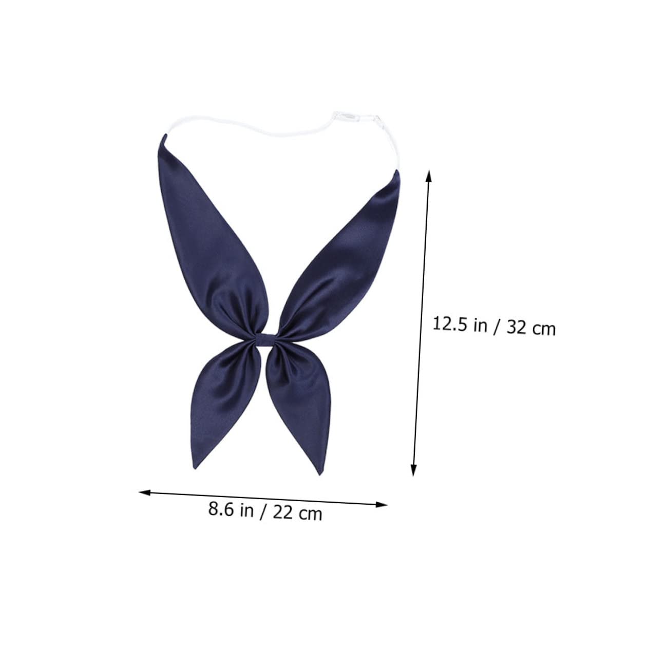 Veemoon Men's Bow Ties Navy Blue Bow Ties School Uniform Accessory for Graduation