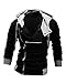 Produktbild Minetom Herren Hoodies Kapuze Mit Schräg Kragen Mode Kontrastfarbe Reißverschluss Frühling Herbst Spiel Lässig Pullover Schwarz-Grau EU L
