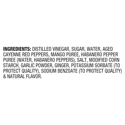 Image of Frank's RedHot Wings Sauce, Mango Habanero, Hot Sauce, Marinade, Glaze, For Fish, Steak, Burgers, Wings, Cole Slaw, Salsa, and More, 12 fl oz