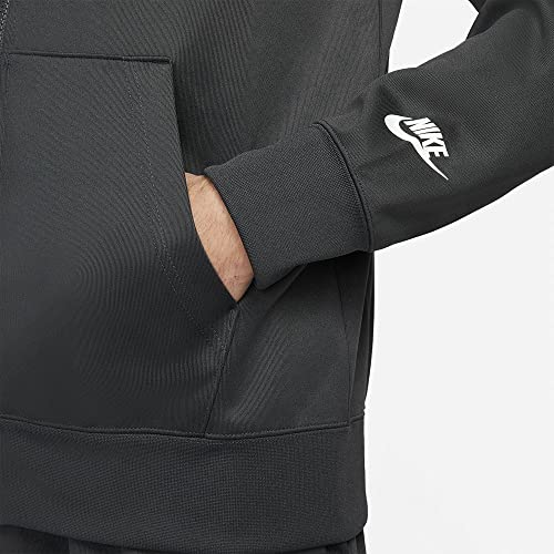 Nike M NSW Repeat PK FZ sudadera con capucha y cremallera completa para hombre en negro 5
