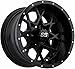 GTW Vortex 12 Inch Aluminum Golf Cart Wheel 12x7 | 4-4 Bolt | 3:4 Offset | Set of 4 (Matte Black)