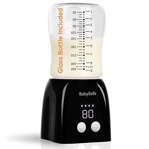 Image of Portable Bottle Warmer, 8.8oz Travel Car Bottle Warmers On The Go for Breastmilk, 2-5 Min Fast Baby Brew Milk Bottle Traveling Warmer, 4 Precise Temperature Control, Auto Shut-Off, USB, Temp LED, USB