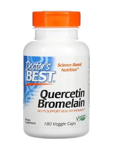 Doctor's Best Quercetina Bromelaina: Potente Antioxidante para tu Salud 3 Vitaminas