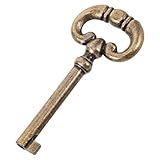 Mipcase Llave Metálica para Reloj Mecánico Herramienta de Reparación Retro para Puertas de Reloj de Vintage para Restauración de Relojes Antiguas