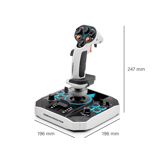 Thrustmaster Sol-R 2 Hosas Space Sim Duo Flightstick Usb Nero Bianco - 7