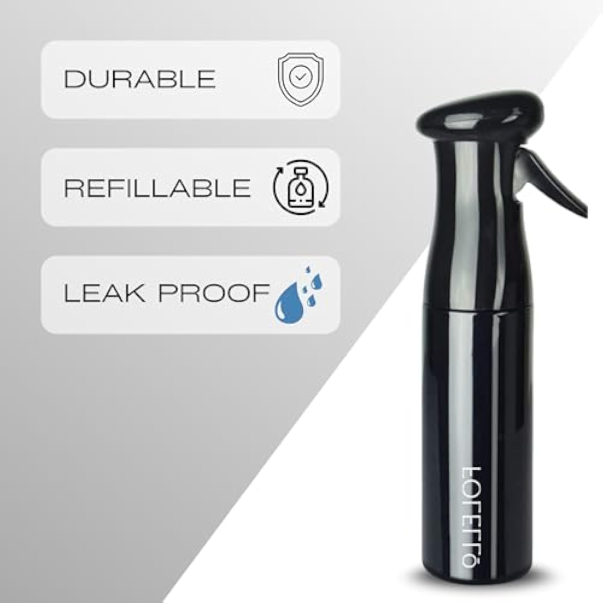 Professional Plastic Empty Mist Spray Bottle for Salon Use