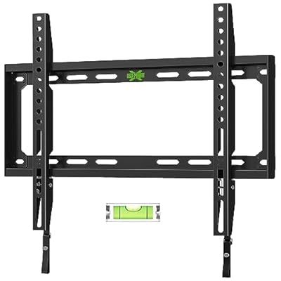 USX MOUNT Fixed TV Wall Mount with Low Profile for Most 26-60 Inch LED, LCD and Flat Screen TVs, Wall Mount Bracket with VESA Up to 400x400mm and Weight Capacity 99lbs,and Space Saving TV Bracket