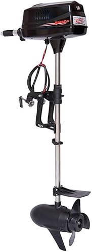 Motor fuera de borda, motor fuera de borda eléctrico sin escobillas de 10 HP 60 V, motor de barco de 2200 W, control de timón (10 HP 60 V 2200 W)