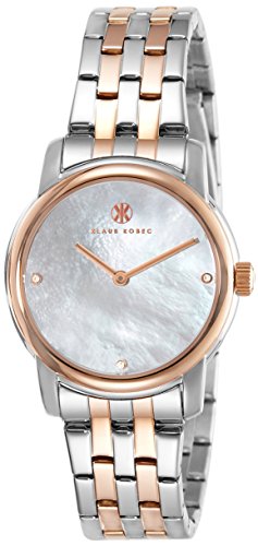 Image of Analog Silver Dial Women's Watch - KK-10028-33