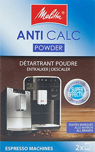 Melitta Powder Descaler for The Best Automatic Coffee Machine Capsules and Pods 2 x 40 g