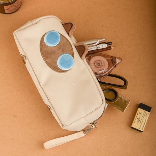 Hongdian piórnik o dużej pojemności kocie długopisy torby piórnik organizer biuro uczelnia szkoła, @@, 1 Count (Pack of 1), Etui