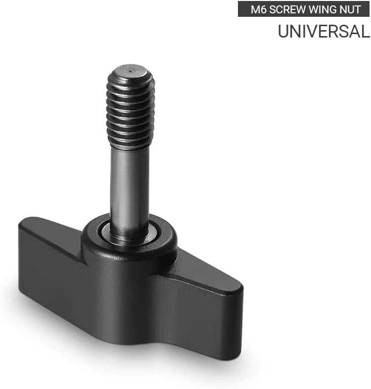 Wing Nuts,Hand Nuts,Easy to Use Ratchet Wing Nut with Spring M6 Threaded Screw High Hardness Wing Nuts
