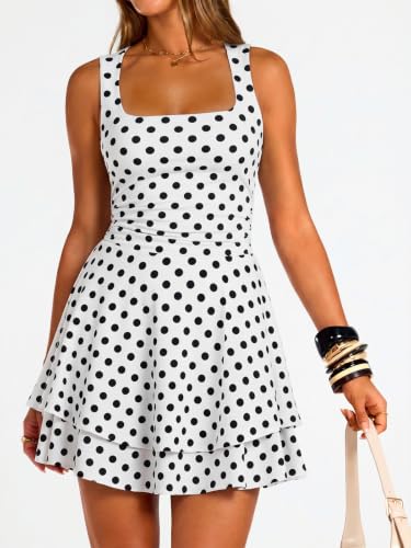Image of Trendy Queen Women Mini Summer Party Homecoming Beach Vacation Sun Dresses