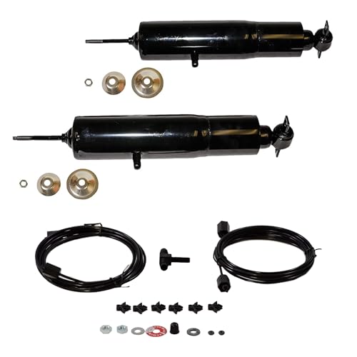 Image of Gabriel 49255 HiJackers Rear Adjustable Air Shock Absorbers Fits Buick LeSabre, Park Avenue, Riviera; Cadillac DeVille, Seville; Oldsmobile Aurora; Pontiac Bonneville (1 Pair)