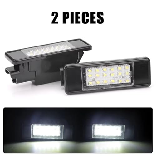 Evita multas nocturnas con la iluminación matrícula Peugeot 106 y 1007 que sustituye al foco viejo 5