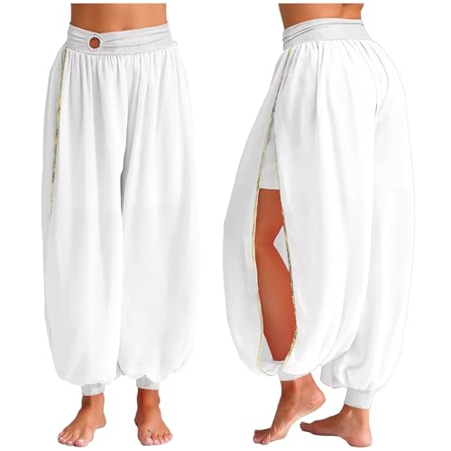 Pantalon sarouel de danse en mousseline idéal pour les galas et cours