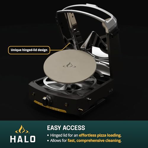 HALO Versa 16 Pizza Oven | 16” Rotating Stone, Patented Dual Burner System, 5-Minute Pizzas, Easy Clean | Propane Powered | HZ-1004-ANA - image 7