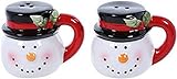 Snowman Mug Salt & Pepper Shaker Set