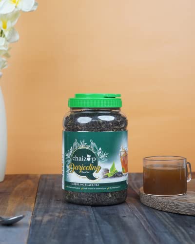 Image of Chaizup Darjeeling Tea - 250g | Strong, Aromatic & Flavourful | Rich in Antioxidants | Boosts Immunity & Metabolism | Refreshing Black Tea