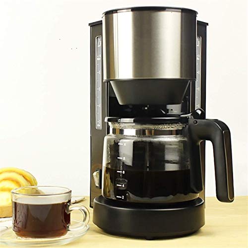 KJFSTJHMM Home Automatische Filter-Kaffeemaschine, Tropffilter-Kaffeemaschine, 1,25L-Glas-Topf Abnehmbarer Filter… – Bild 4