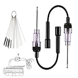 WedFeir in-Line Spark Plug Engine Ignition Tester with Carb Carburetor Cleaner Kit， 6-12V Pick Up Coil Armature Diagnostic Detector Tool for Automotive Car Lawnmower Internal External Engine
