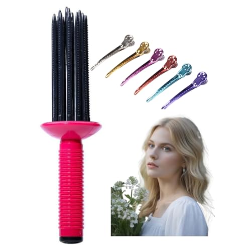 Set de peines para rizar y moldear cabello 6 piezas miniatura 1