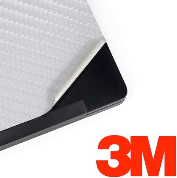 Skinit Decal Laptop Skin Compatible with Latitude 5490 - Officially Licensed White Carbon Fiber Specialty Texture Material Design