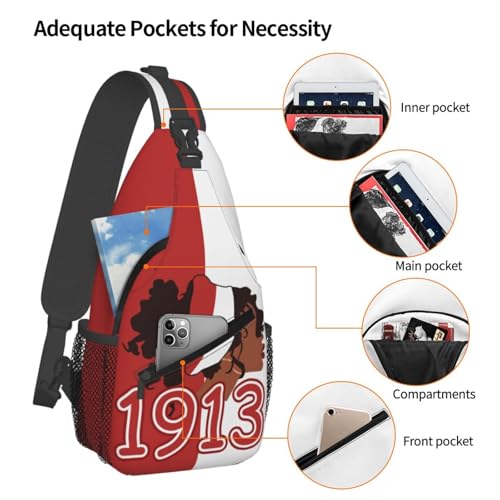 Sorority Sling Bag Backpack Chest Bags Travel Hiking Daypack Sorority Gifts for Women Shoulder Bag4