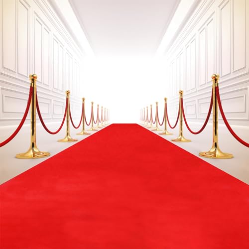 Kolipi Roter Teppichläufer 1 x 10 m