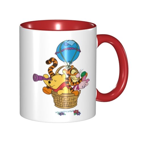 くまのプーさん マグカップ 330ml ティーカップ コーヒーカップ カップ セラミック Mug Cup 軽量 直接ドリップ おしゃれ かわいい 電子レンジ対応 グッズ オフィス 家用 プレゼント