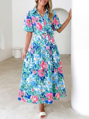 Image of Sissyaki Women's Floral Maxi Dress 2026 Summer Spring Wedding Guest Dress
