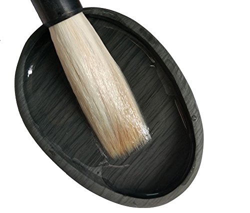 Easyou Hu Chinese Brush For Calligraphy(Running Script) And Sumi Drawing(Flower, Peony) Jianhao(Goat Hair Mixed With Little Wolf) 3Pcs/Pack(Size:larger+Medium+Small) Jjtb #TOP3